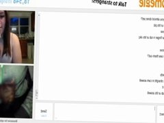 omegle 79 ( Rubbing tits and sucking finger for cum)
