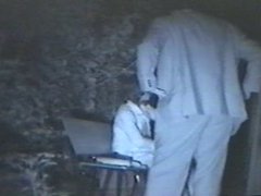 hidden real spy cam (night vision) japanese park