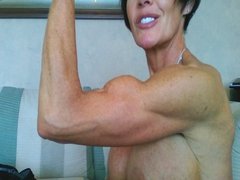biceps and big boobs
