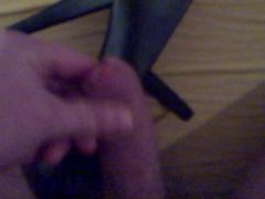 me cumming on some sexy high heels