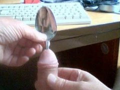 sounding with spoon and cumming hard