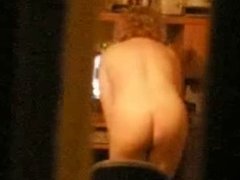 My busty mom home alone caught showing on web cam