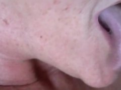 Mature lady sucking and swallowing
