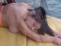 dates25com German slut has some fun on boat