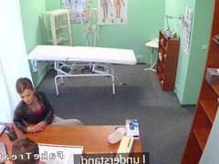 Doctor pov fucks short haired patient