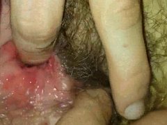 Teenager's Wet Hairy Pussy