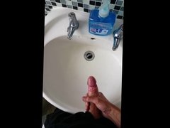 A soapy cumshot