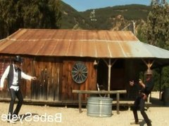 Cowboy Parody Fuck With Busty Blonde