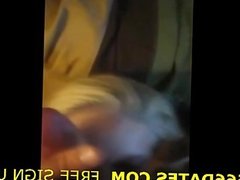 Blonde from 666dates sucking dick in her date
