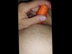 JUICY ASS PLAY WITH CARROT AND FINGERS
