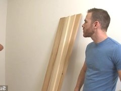 Tattooed married guy fucking a gay's prick