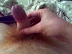 Playing with my cock in the morning