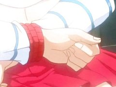 Anime lesbians fingering wet cunts