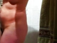 Hidden cam naked wife in the shower part2