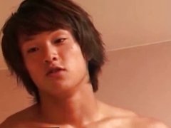 Japanese teen exposes his anus