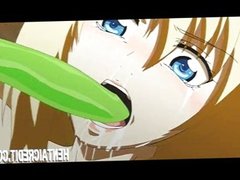 Hentai Blondie Fucked By Monsters