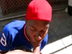 Black thug fucked by white dick