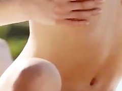 absolutly hot blond fingering her pussy