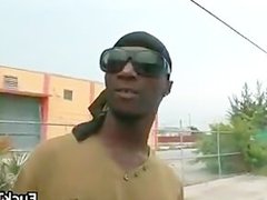 Black thug fucks white anus outdoor part4