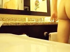 Fucked on bathroom