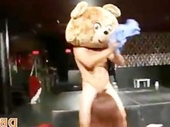 Fuck with teddy bear at party