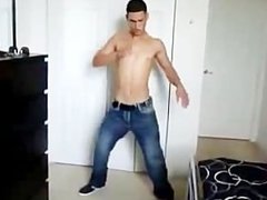 Young Guy Hot And Sexy Dancing In His Bedroom