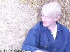 Blonde Twink Gets Sucked Outdoors