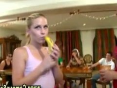 Sorority chicks take enough cock as deep as they can