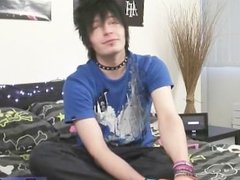 Pierced and tattooed gay emo wanking part5