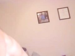 amateur Girl strips for webcam
