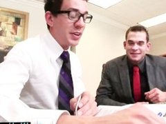 Seth having some gay porn fun with colleague By WorkingCock part2