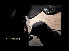 a thug gets sucked in a boiler room