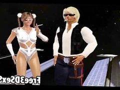 Sexy 3D cartoon star trek hotties getting fucked