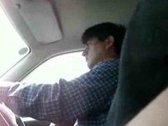 Jerking In Public: Taxi Ride