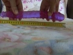 MARY 30 CM LONG DILDO IN HER ASSHOLE