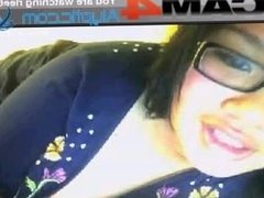Busty Asian Babe Flashes Tits and Rubs Pussy on Cam4