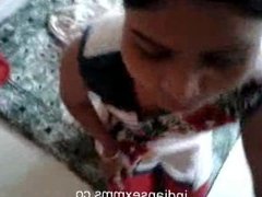 Desi Indian Wife Giving BLowjob to her Lover Scandal