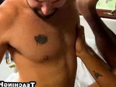 Ebony hunk Chuck Rogers getting fucked hard anally