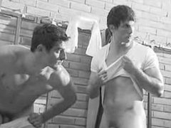 Rugby players posing naked