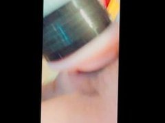 Watch me fuck my fleshlight with a cumshot ending