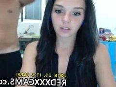 Hot teen fingering her juicy pussy plus anal play in webcam live show Leake