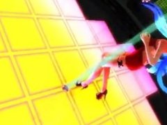 Hatsune Miku pole dancing