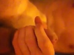 Teen jerks off and cums for camera