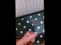 Asian College Boy Jacking it at the Gym Showers