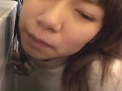 Beautiful Asian cutie gets fucked from behind