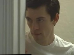 Gay XXX Jesse Jacobs is peeping on Austin Parker as he showers and