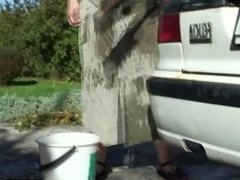 Wife catches then fucking outdoor