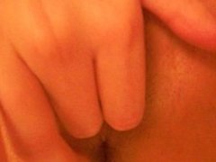 Tight EX GF filling herself with toy and pulling hole wide. Firm teen tits