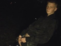 18 Boy - Handjob and Pissing in Prague