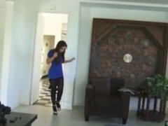 To avoid being grounded Giselle has to fuck step-moms boyfriend